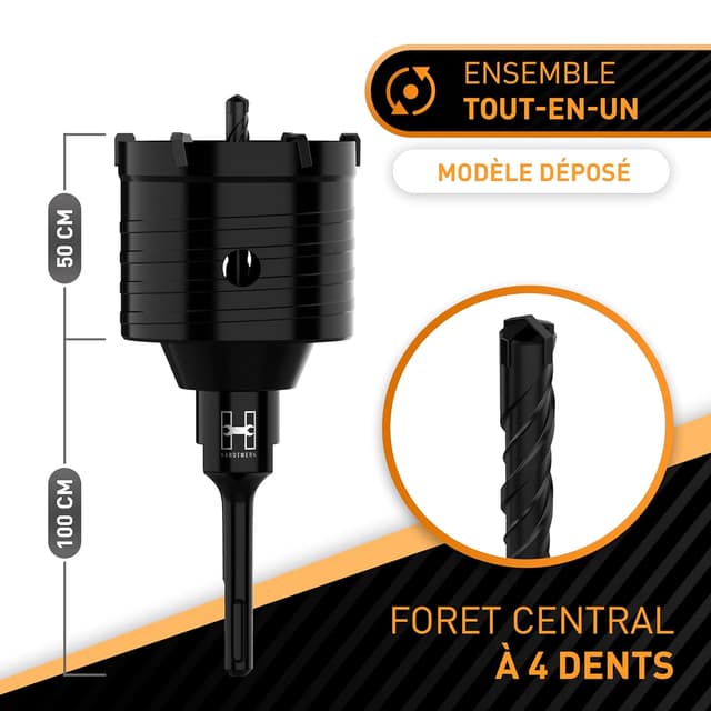 Thumbnail 2 de HARDTWERK Couronne turbo 68 mm pour maçonnerie