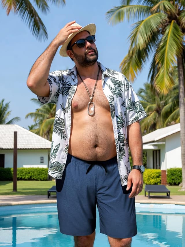 Detalle de Arcweg Herren-Badehose in großen Größen (2XL–6XL) mit schnell trocknendem Material und Kompressions-Netzfutter