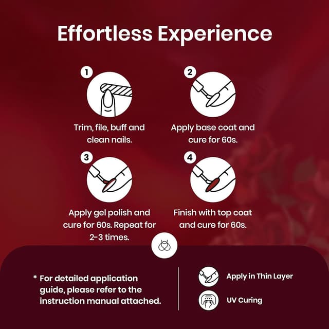 Thumbnail 6 de Beetles Red Gel Polish Set 6 Colors ๐