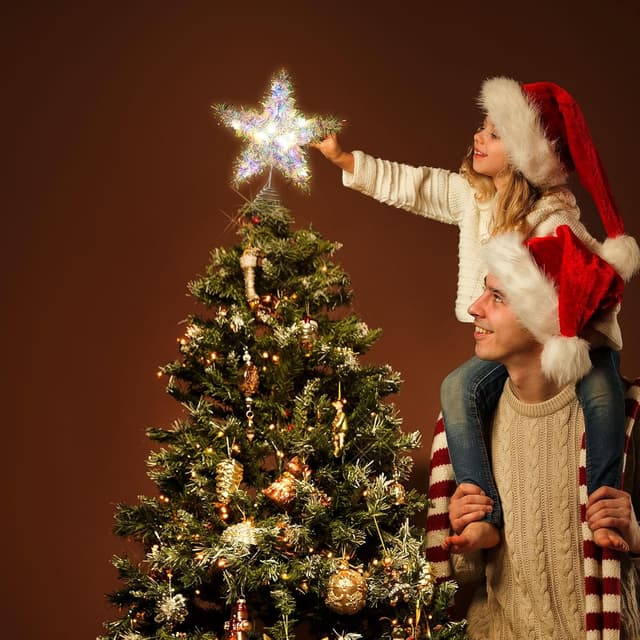 Thumbnail 2 de 11.8‑Inch Light-up Christmas Tree Topper Star 20 LEDs 🎄
