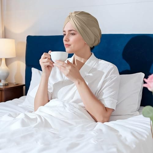 Thumbnail 7 de NEUJUS Seidenhaube zum Schlafen fĂŒr lange Haare đ