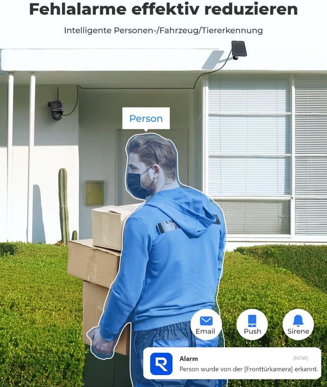 Thumbnail 4 de Reolink Argus PT 5MP Solar Überwachungskamera