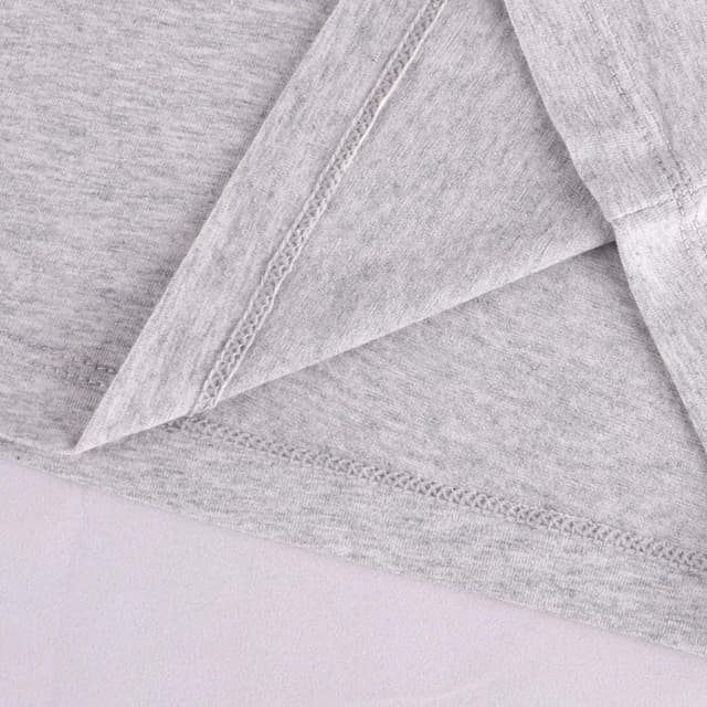 Detalle de T-shirt Henley manches longues coupe slim col en V pour homme en coton avec élasthanne