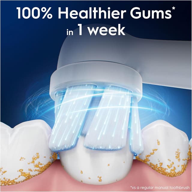 Detalle 2 de Oral-B iO Gentle Care Original replacement brush heads (pack of 8) with extra soft bristles