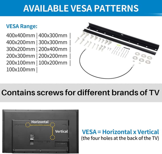Detalle de Studless Drywall TV Mount Max VESA 400x400