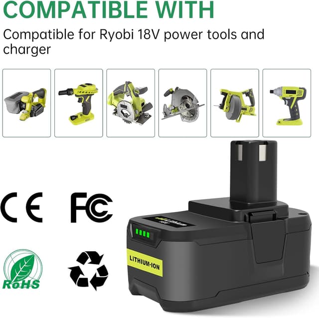 Thumbnail 4 de Moticett Piles 5,5Ah 18V pour Ryobi