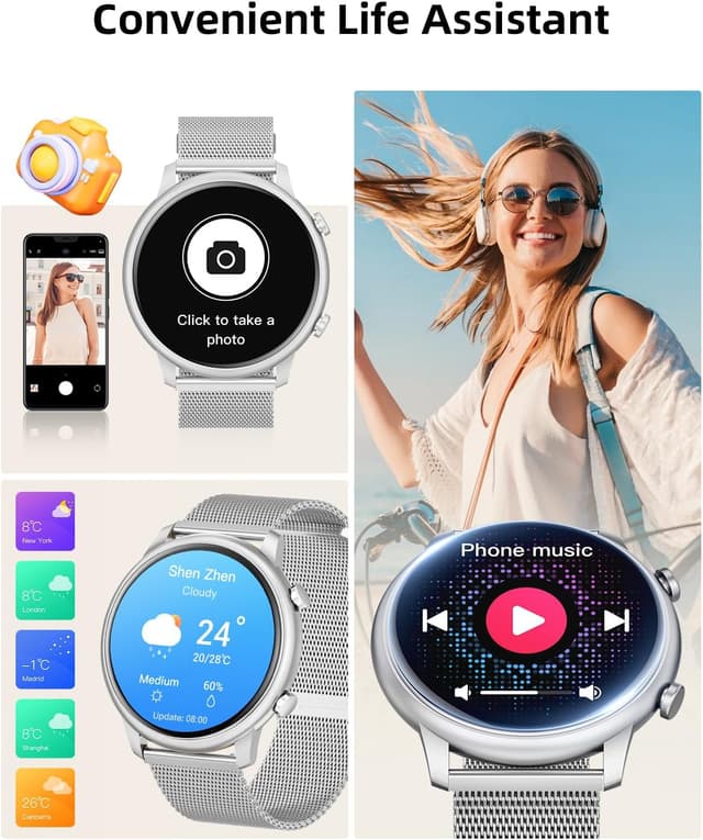 Thumbnail 5 de Hwagol Smartwatch for Women