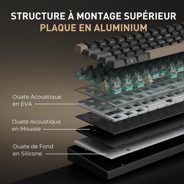 Thumbnail 6 de RK ROYAL KLUDGE C61 HE clavier gamer 60%