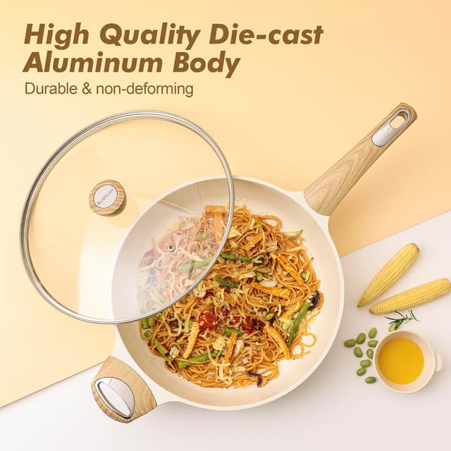 Thumbnail 5 de SENSARTE 14-Piece Ceramic Nonstick Cookware Set