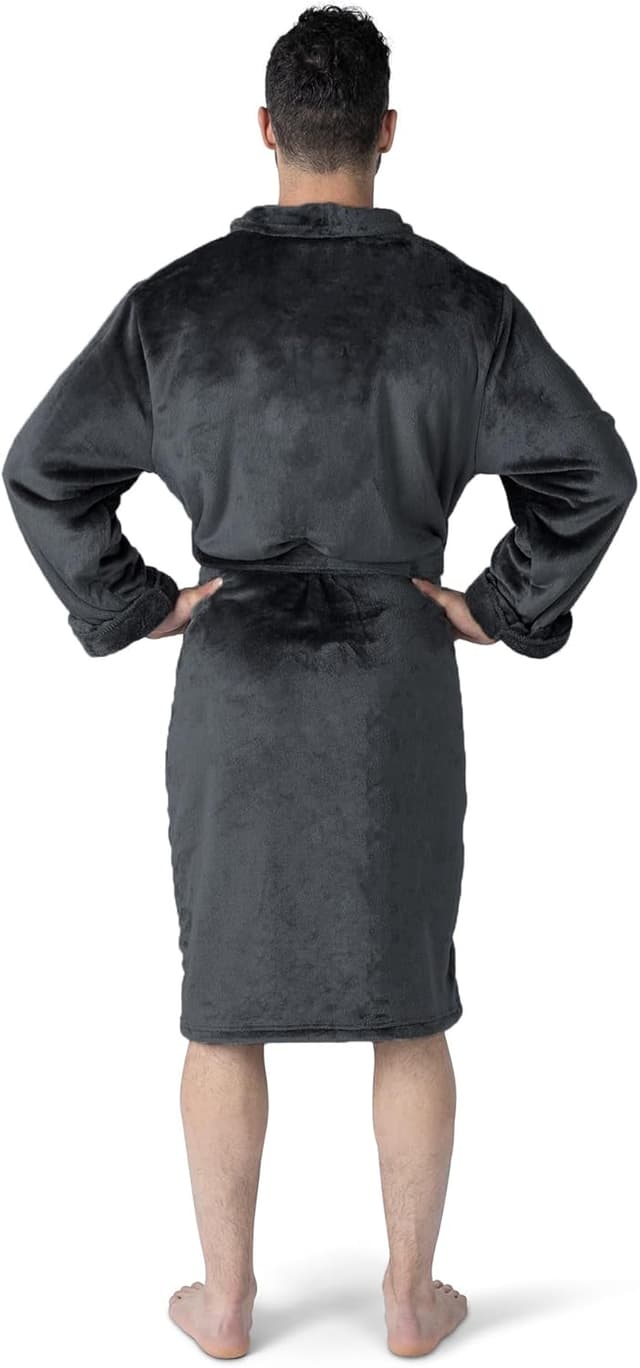 Detalle de Northwest NHL Men’s Transfer Patch Silk Touch Bath Robe (Small/Medium)