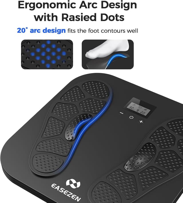 Thumbnail 6 de Medic Circulation Booster for Feet and Legs — Electric EMS Foot Massager with 10 Modes & 20 Intensities (Black)