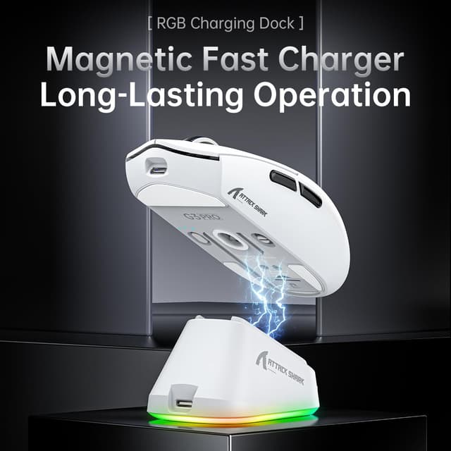 Detalle 2 de Attack Shark G3Pro gaming mouse 25000 DPI