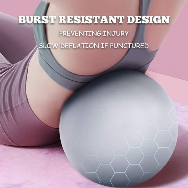 Detalle 2 de Yontree 2 Pack Soft Pilates Ball (22–25cm) for Yoga, Pilates & Core Workouts