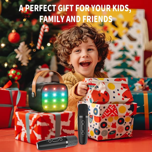 Thumbnail 6 de Ankuka Karaoke per bambini con 2 microfoni 🎤