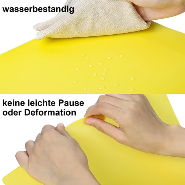 Detalle 2 de DoocliB Sammelmappe A4 3er Set Gelb