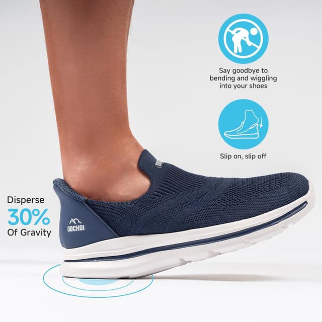 Thumbnail 3 de ODCKOI Slip On Sneaker Herren Ohne Schnürsenkel