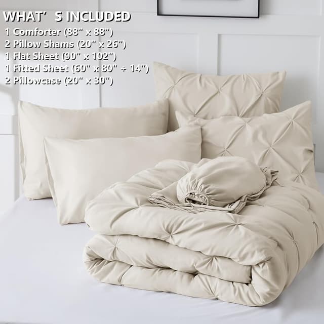 Thumbnail 6 de CozyLux Queen Comforter Set 88x88