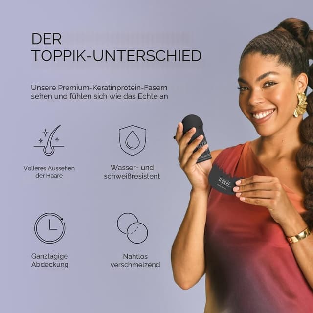 Thumbnail 3 de Toppik Mittelbraun 27,5g Streuhaar 💇♀