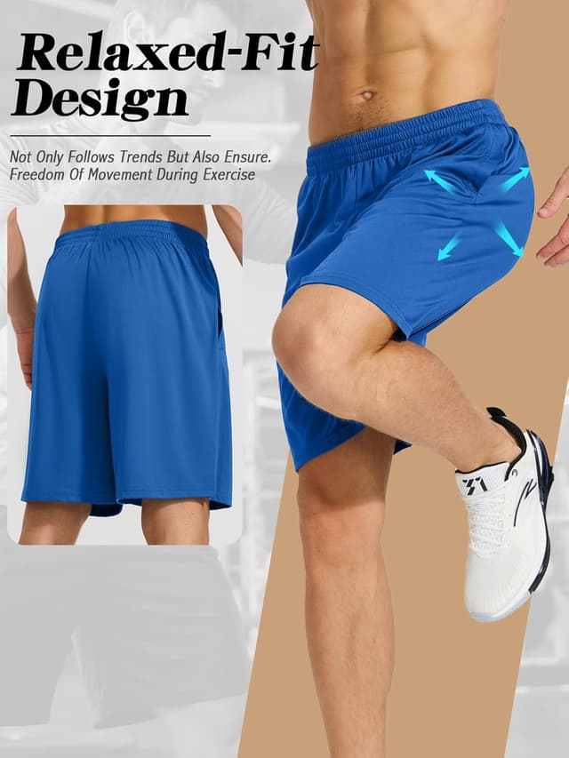 Thumbnail 3 de ZENGVEE Men's Sport Shorts 1/3 Pack