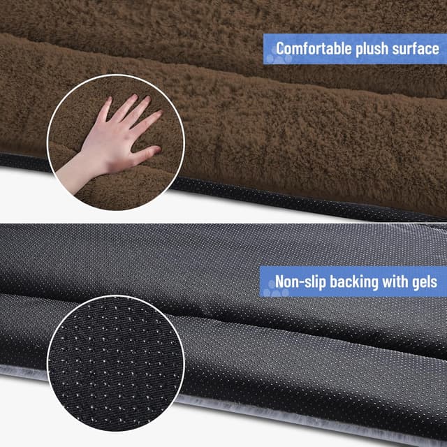 Detalle de Baodan Dog Bed 90 x 60 cm fleece