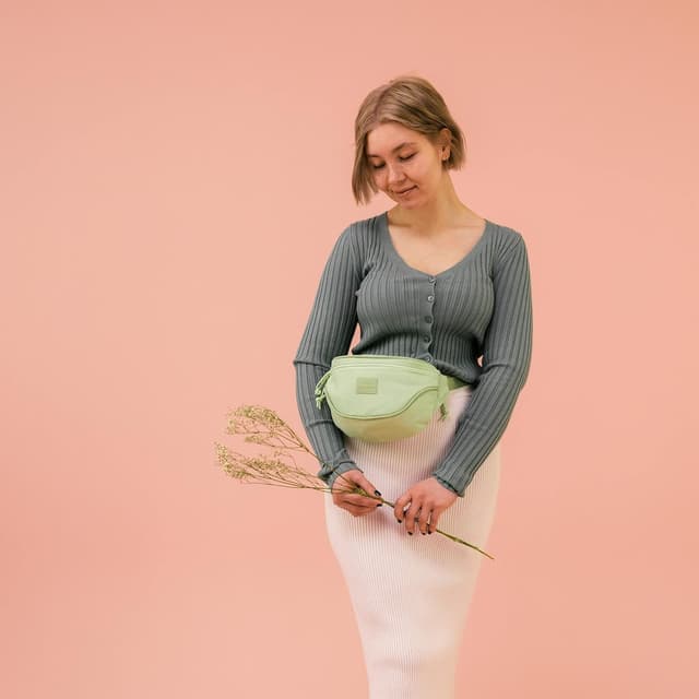 Detalle de Johnny Urban Ben marsupio unisex idrorepellente da cintura e tracolla (24 x 15 x 8 cm)