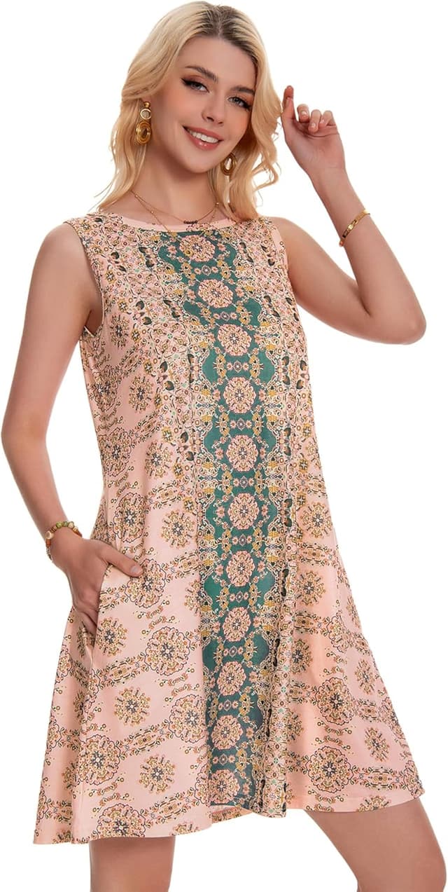 Detalle 2 de Summer Dresses Boho Tank Dress for Women