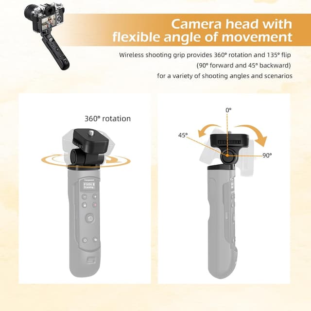 Thumbnail 6 de Kompatibles Fujifilm Mini-Stativ mit aufladbarer Fernbedienung und Focus/Zoom für Vlogging