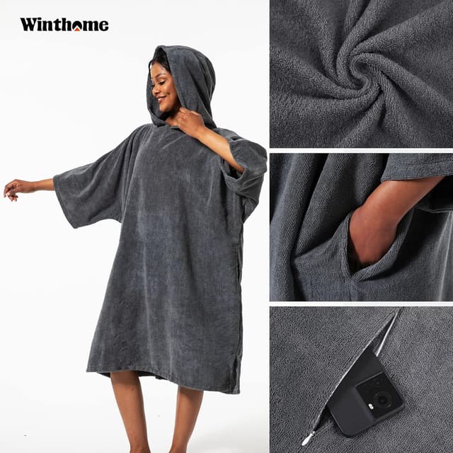 Detalle de Winthome Poncho absorbant chaud 2 tailles