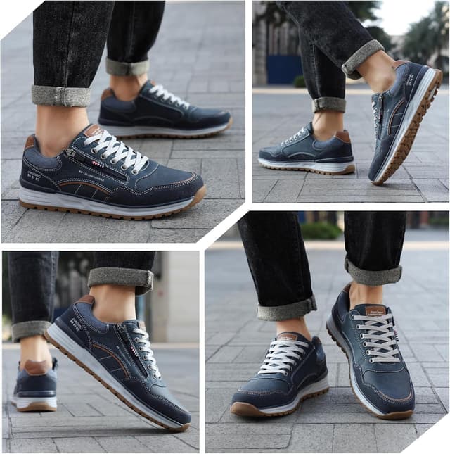 Thumbnail 6 de ARRIGO BELLO Sneakers uomo trekking, palestra e casual con zip e suola antiscivolo (taglie 41-46)