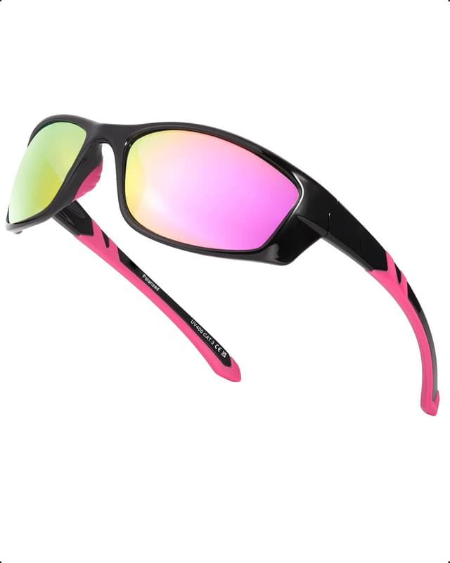 Detalle de Myiaur Women Sports Sunglasses M8140 – Lightweight wrap-around with UV400 and polarised lenses