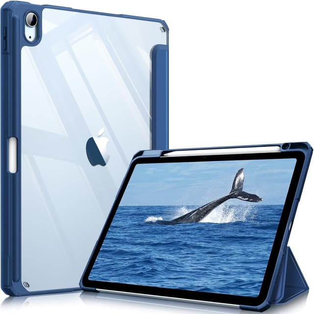 Detalle de Fintie Hybrid Hülle für iPad Air 11 Zoll mit Stifthalter (M4/M3/M2 & Air 5/4) – Navy