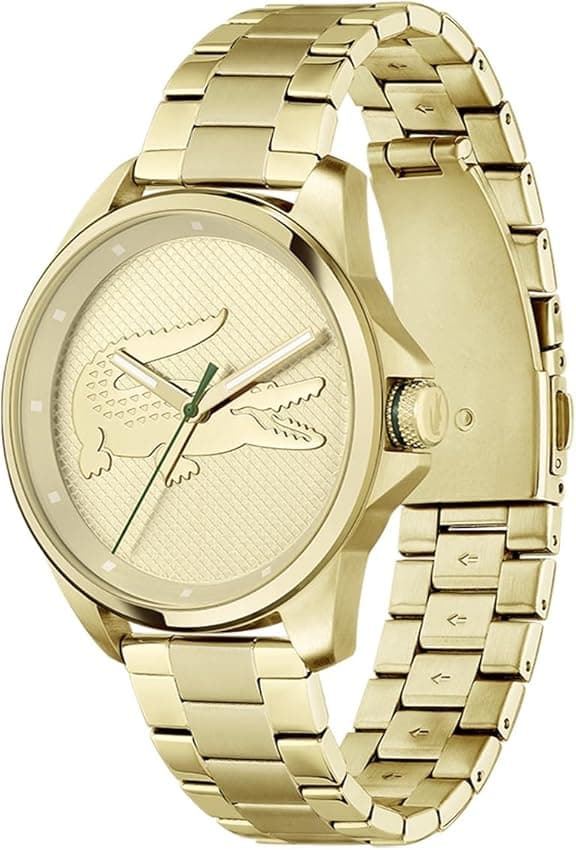 Thumbnail 1 de Lacoste Reloj Analógico Hombre LE Croc🌟 Correa Dorada
