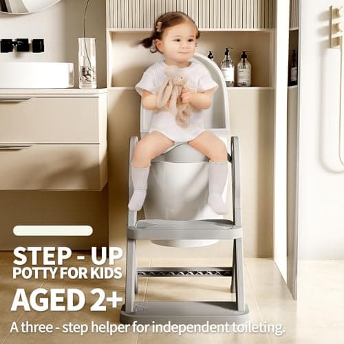 Detalle 2 de Toddler Potty Chair with Step Ladder ⚙