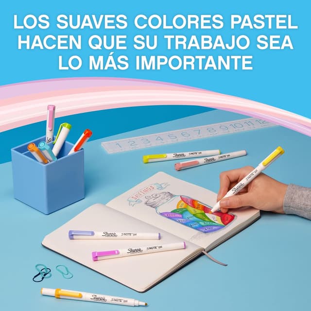 Thumbnail 1 de Sharpie S-Note Duo pastel 16 rotuladores