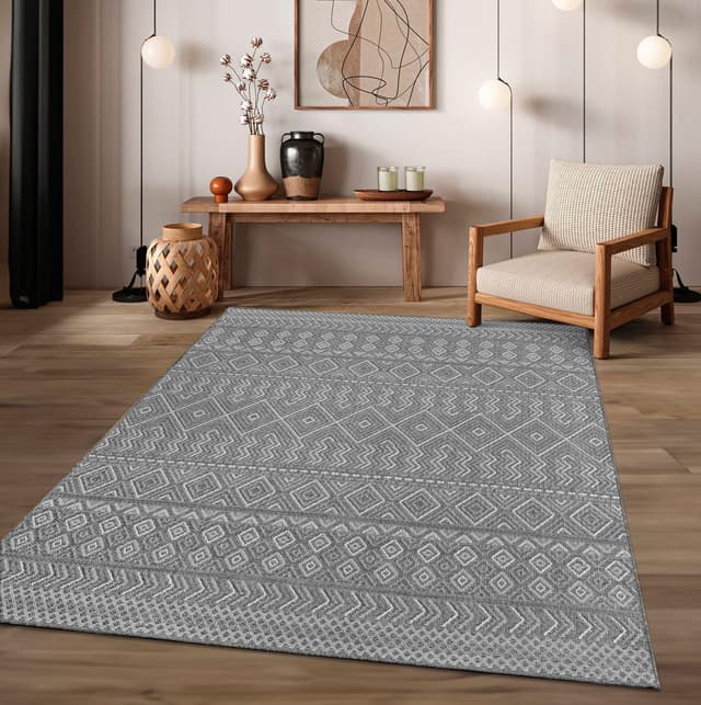 Thumbnail 6 de TT Home Teppich 300x400 cm Beige Creme wetterfest