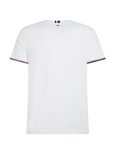 Thumbnail 5 de Tommy Hilfiger Tipped Tee Blanco Manga Corta para Hombre 👕
