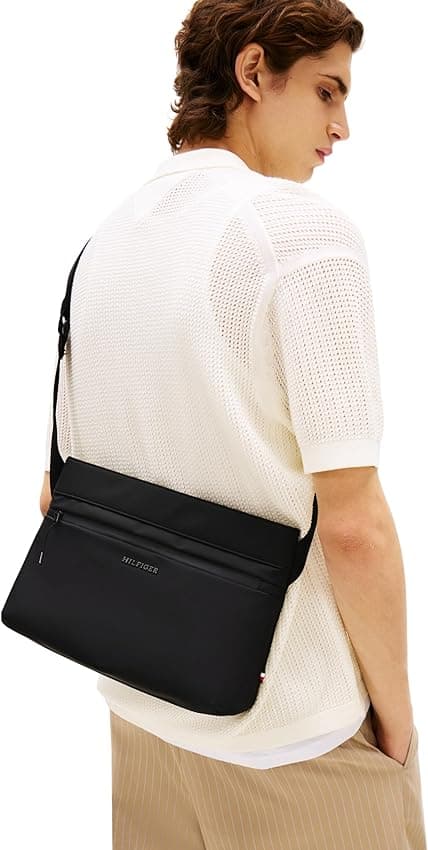Detalle 1 de Tommy Hilfiger Messenger Mediano Negro