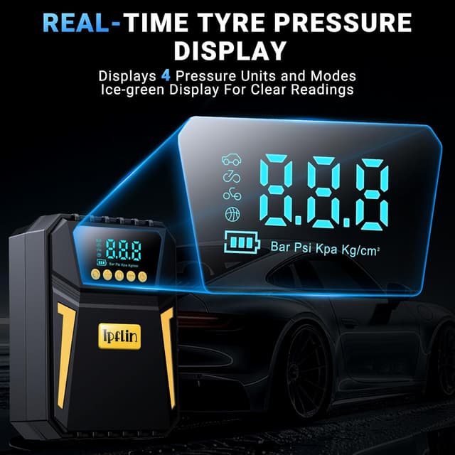 Thumbnail 2 de Ipflin Tyre Inflator 150 PSI digital pump ⏱
