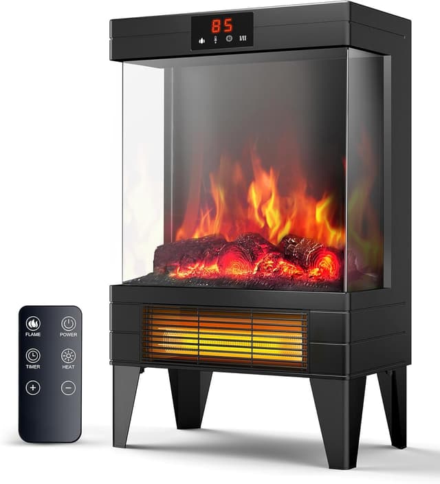 Imagen de Oylus Electric Fireplace Stove Heater with Remote en OfertitasTOP
