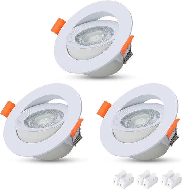 Imagen de VTERLY Focos LED 3 Pack 7W Empotrables en OfertitasTOP