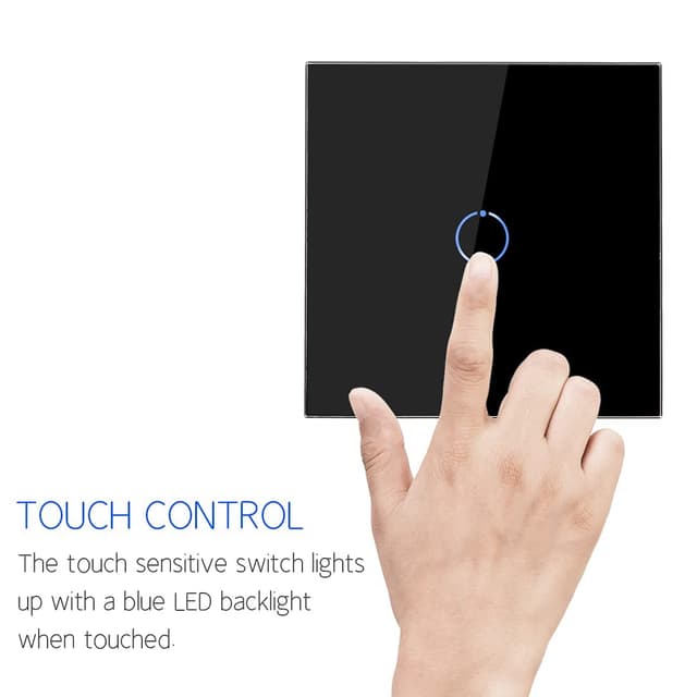 Thumbnail 4 de CNBINGO Touch Light Switch 1‑Way 240V