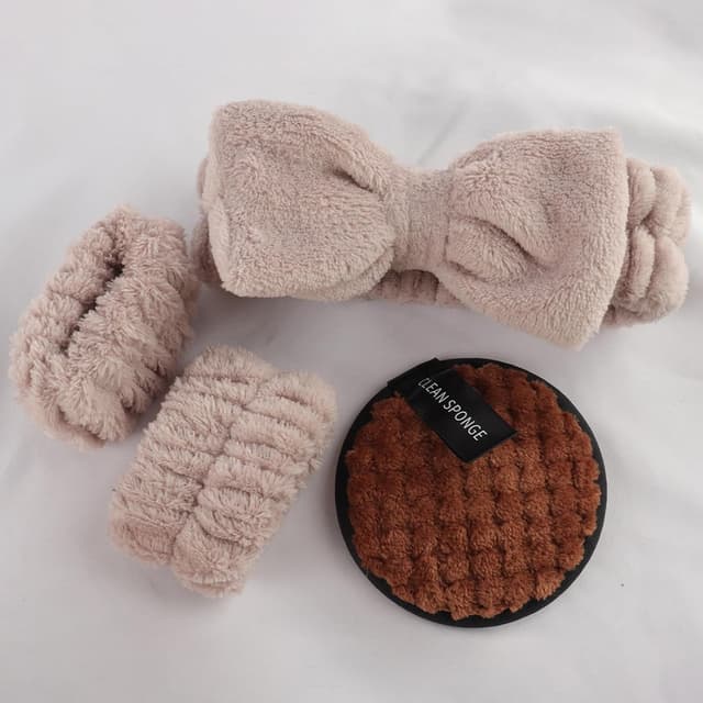 Detalle 2 de Make-up Pinselset 40 Stück Kaffee