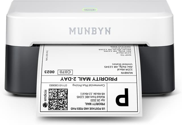 Detalle de MUNBYN 4x6 Bluetooth shipping label printer