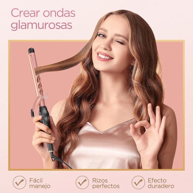 Thumbnail 3 de BESTOPE PRO 25 mm Rizador de pelo Ondas LCD