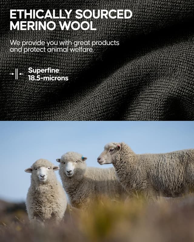 Thumbnail 4 de DANISH ENDURANCE Fleece Snood Merino Wool Neck Warmer