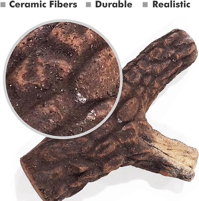 Thumbnail 5 de ART TO REAL Ceramic Pine Cone Logs 9 pcs