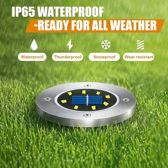 Thumbnail 3 de Solar Lights Outdoor Garden 6 Pack