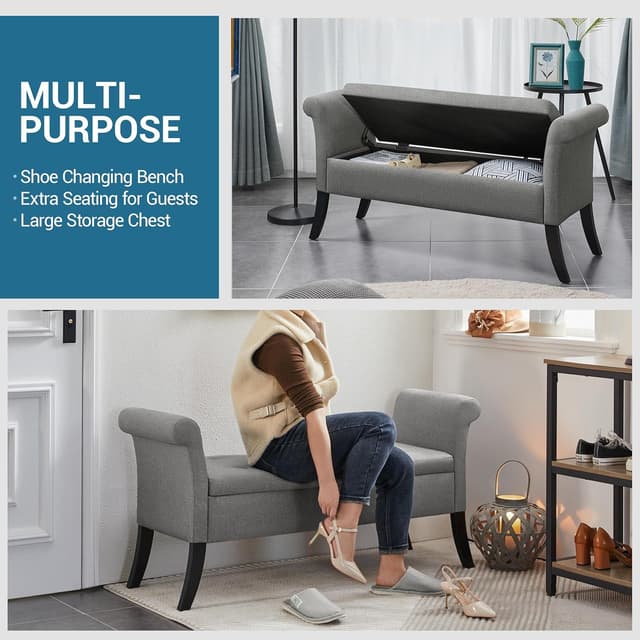 Thumbnail 6 de Yaheetech Cassapanca contenitore 300 kg