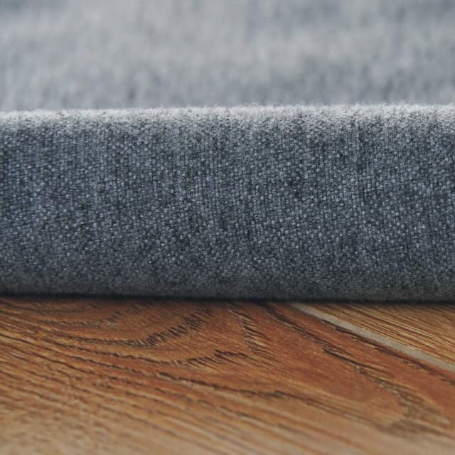 Detalle de Coastline Luna brushed blackout eyelet curtains in Charcoal Dark Grey (thermal insulated) – 2 panels