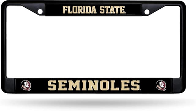 Detalle de Rico Industries NCAA Florida State Seminoles Black 12" x 6" Car/Truck Auto Accessory Frame